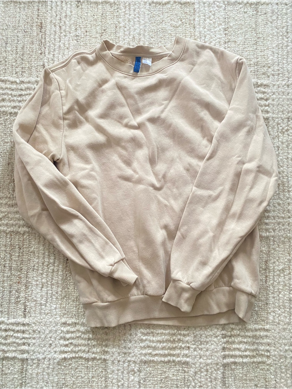 Divided Men's Crewneck Sweatshirt in Light Tan